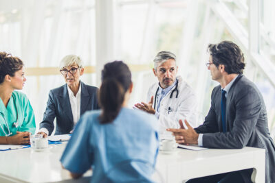 Hospital committee meeting Getty Images 1144145481