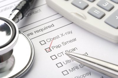 Medical chart pap test Getty Images 184881975