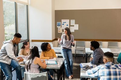 Class with students and teacher Getty Images 2194243732