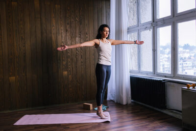 Balance exercise Getty Images 1401708279