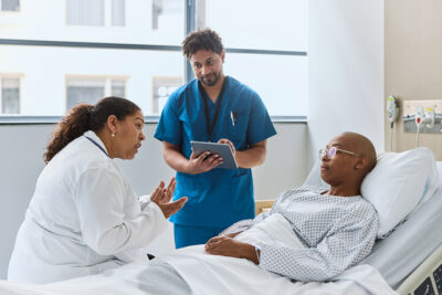 Pt and physician discussion Getty Images 2206890528