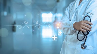 Doctor with stethoscope Getty Images 1491303074