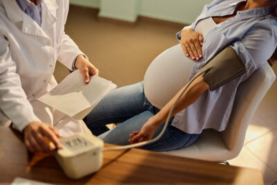 Expectant mother blood pressure Getty Images 1439932155