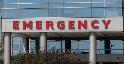 Emergency sign Getty Images 2229269423